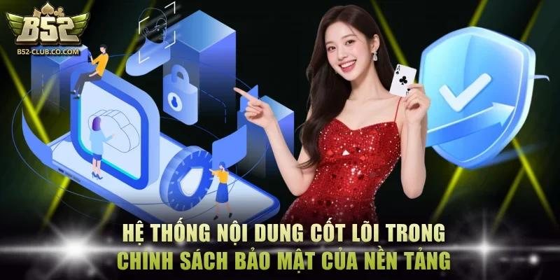 Hệ thống nội dung cốt lõi trong chính sách bảo mật của nền tảng Hệ thống nội dung cốt lõi trong chính sách bảo mật của nền tảng
